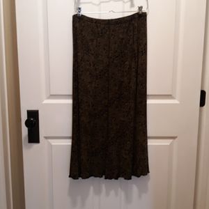 Briggs New York paisley skirt